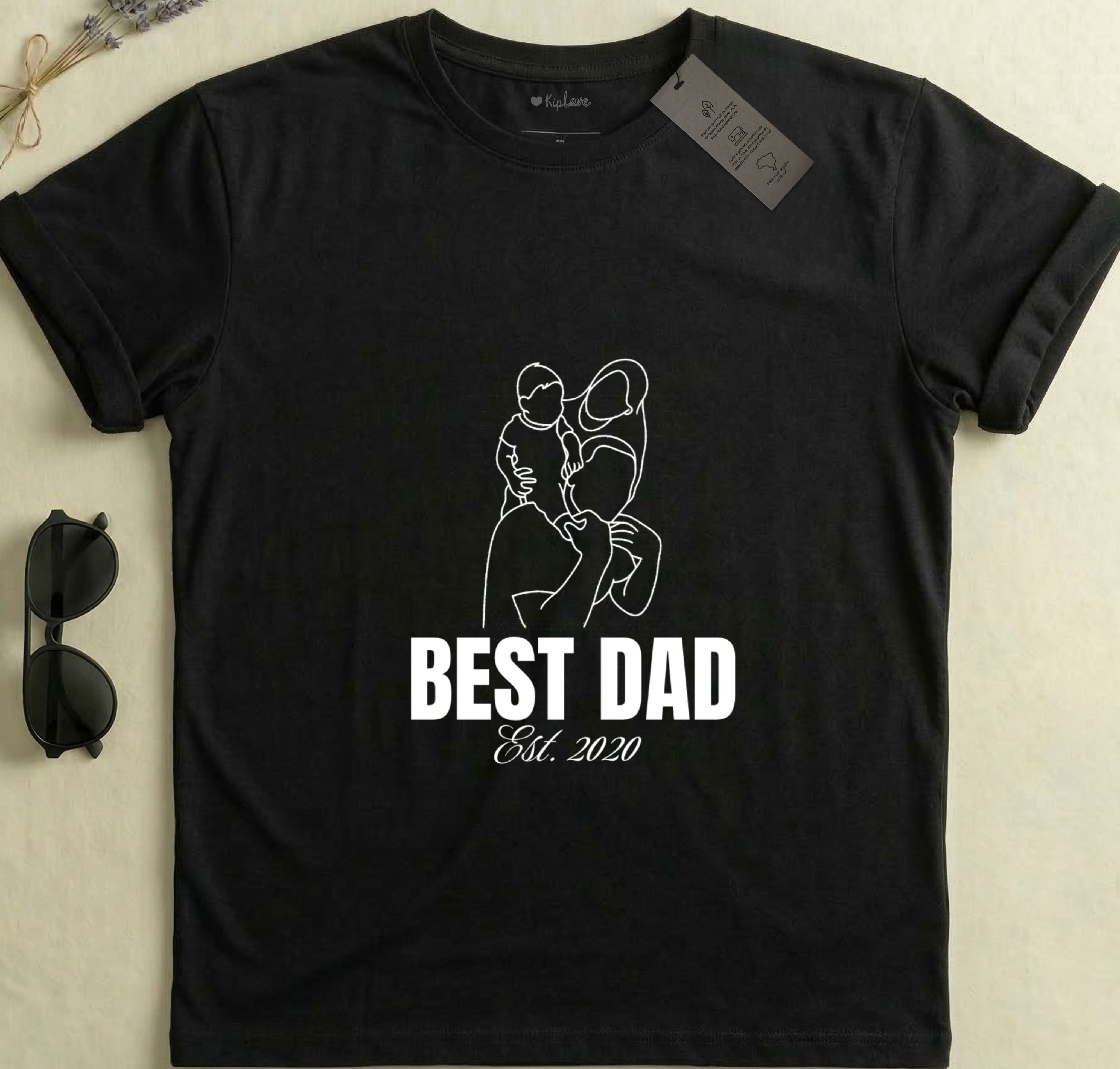 Pai, Eu Te Desenhei — Camiseta com o Desenho do Seu Filho