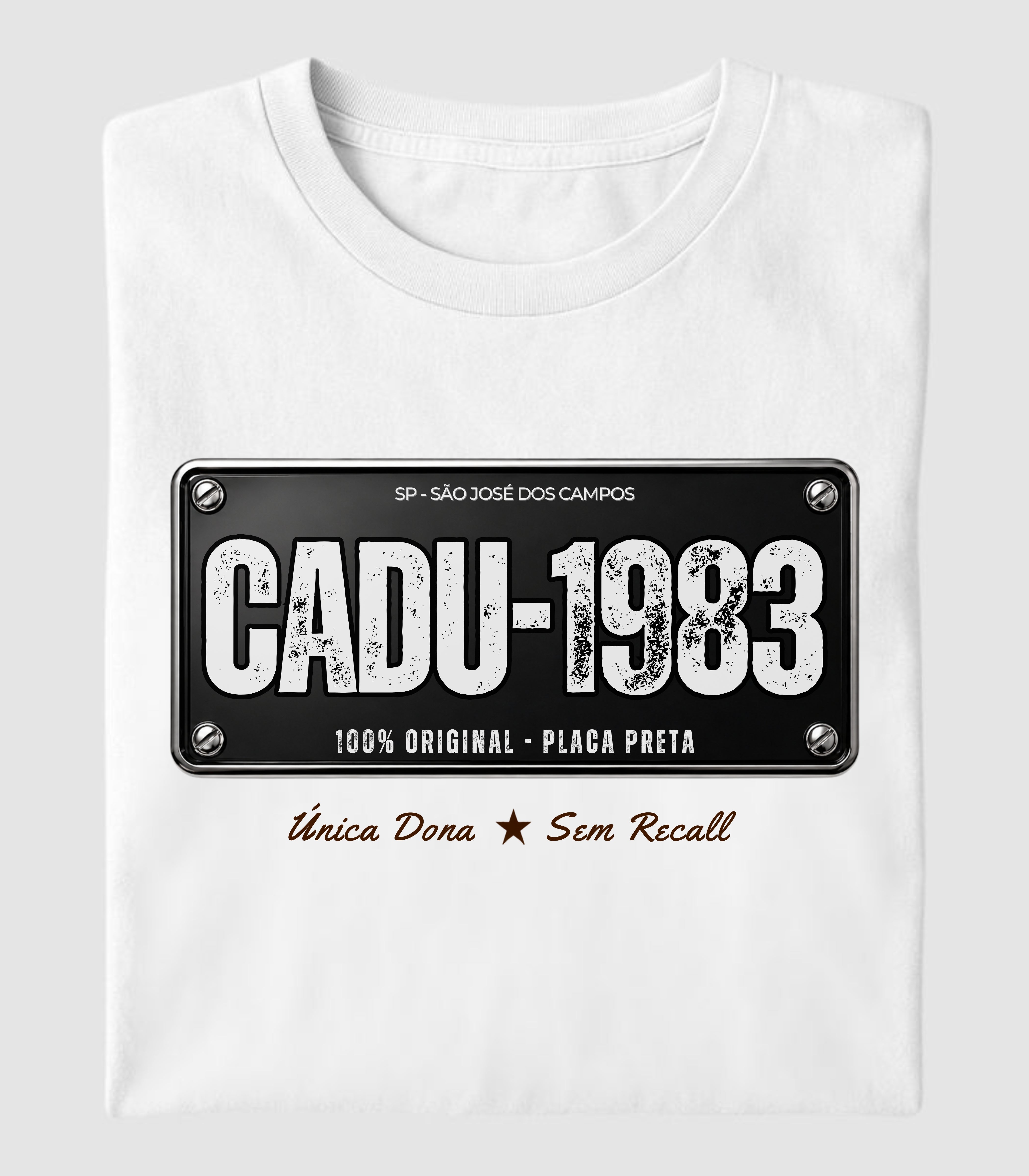 Placa Preta - Única dona - Sem Recall