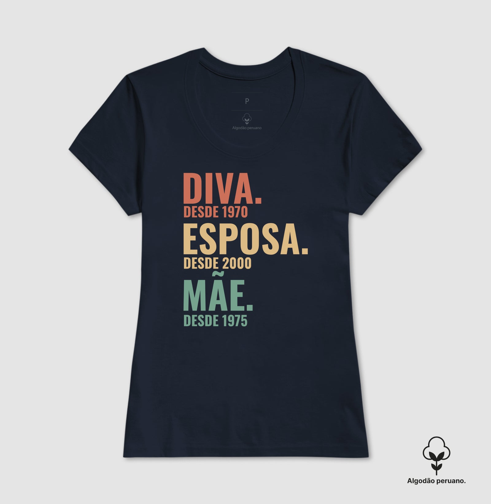 Camiseta Algodão Peruano - Lenda, Marido, Pai