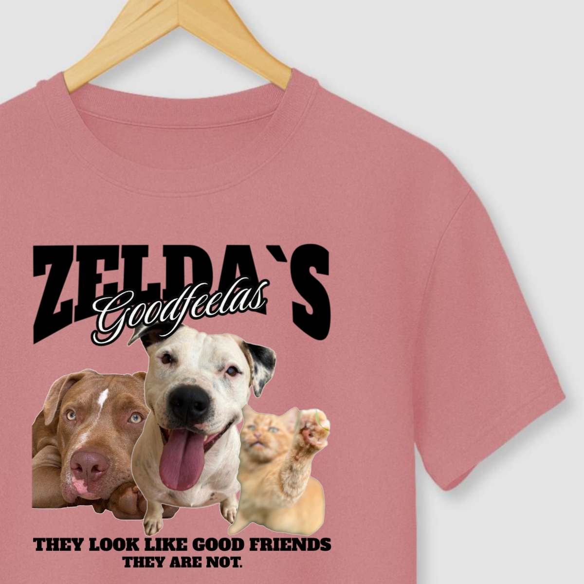 Camiseta personalizada com foto do cachorro em paródia bem-humorada estilo Zelda, presente para pai e mãe de pet