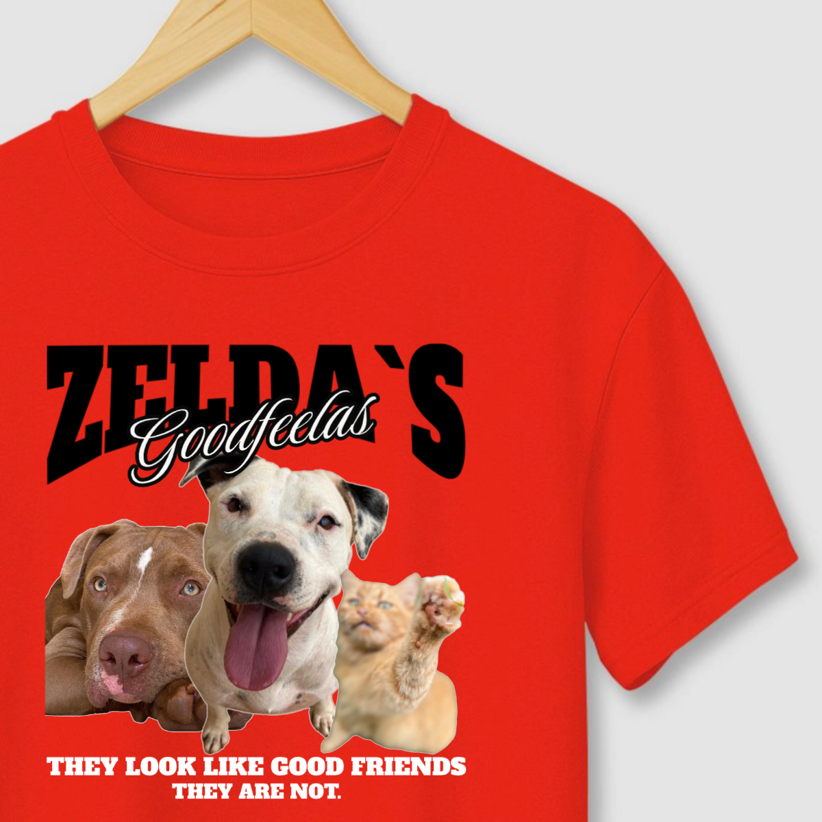 Camiseta personalizada com foto do cachorro em paródia bem-humorada estilo Zelda, presente para pai e mãe de pet