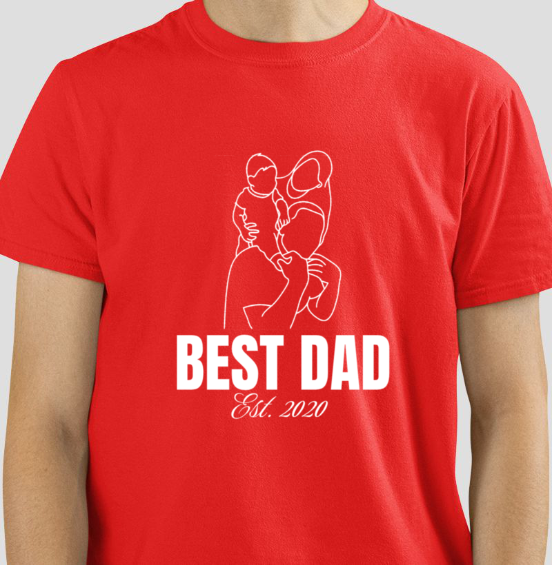 Pai, Eu Te Desenhei — Camiseta com o Desenho do Seu Filho