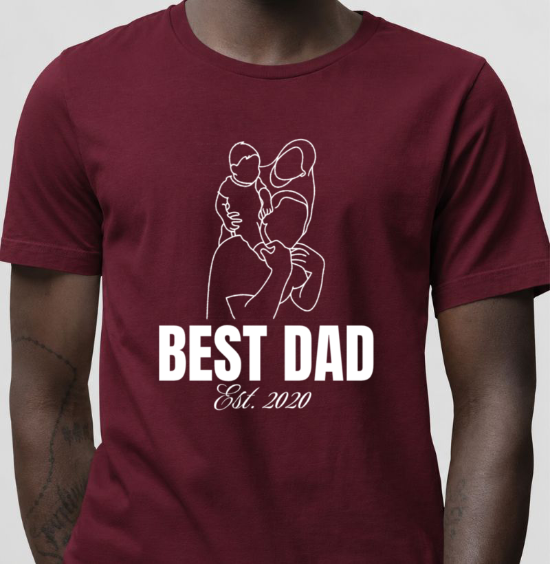 Pai, Eu Te Desenhei — Camiseta com o Desenho do Seu Filho