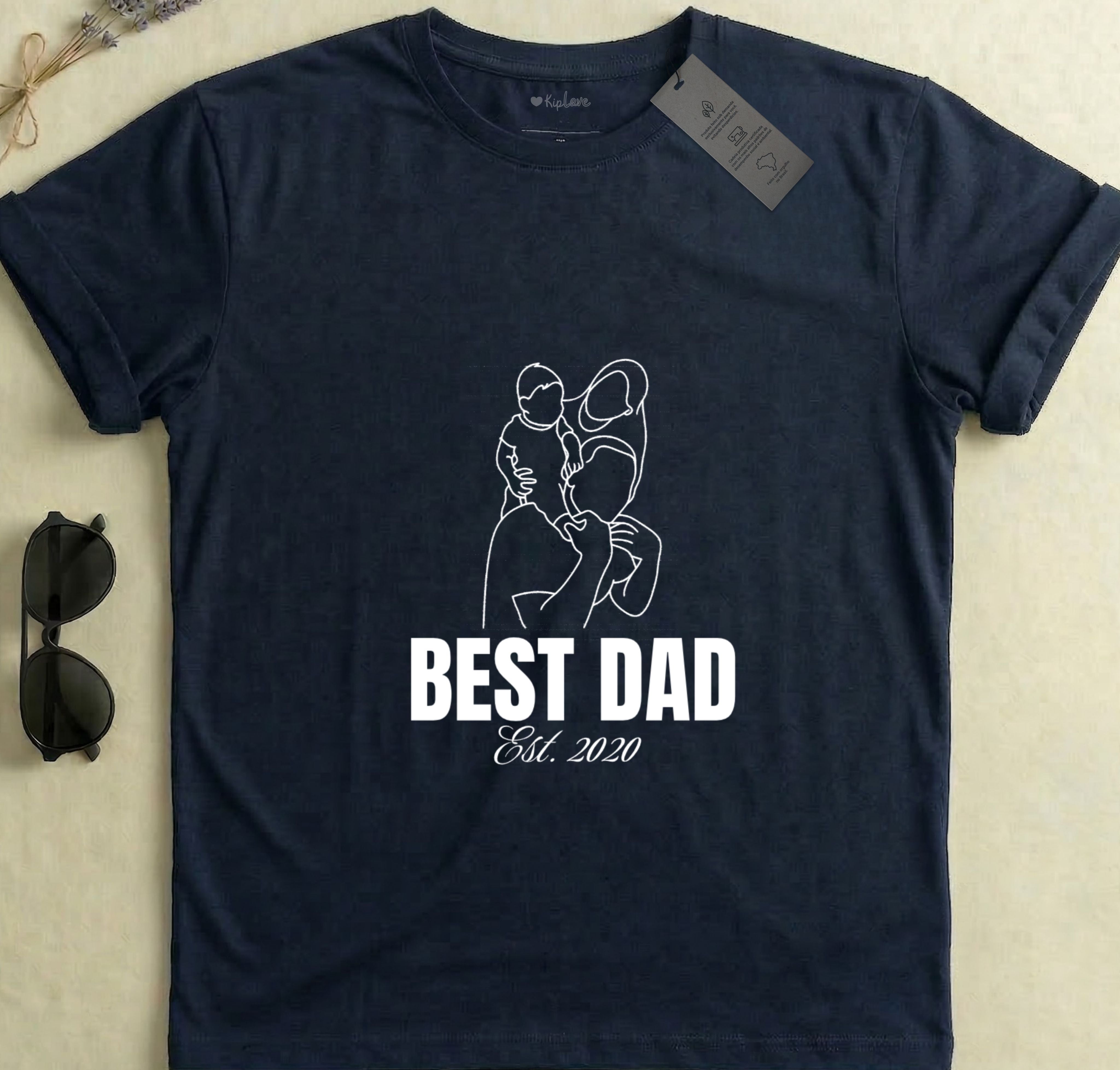 Pai, Eu Te Desenhei — Camiseta com o Desenho do Seu Filho