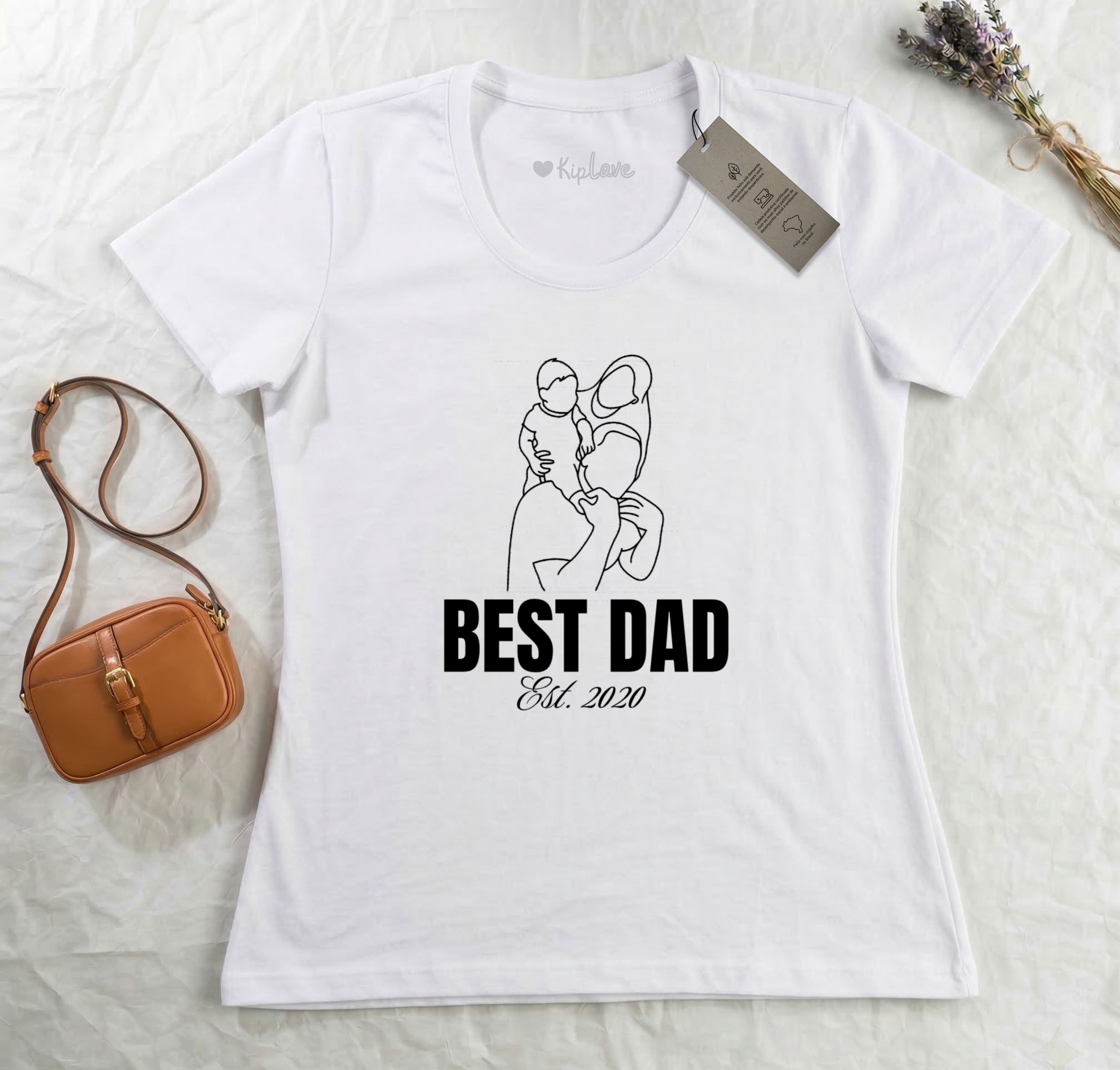 Pai, Eu Te Desenhei — Camiseta com o Desenho do Seu Filho