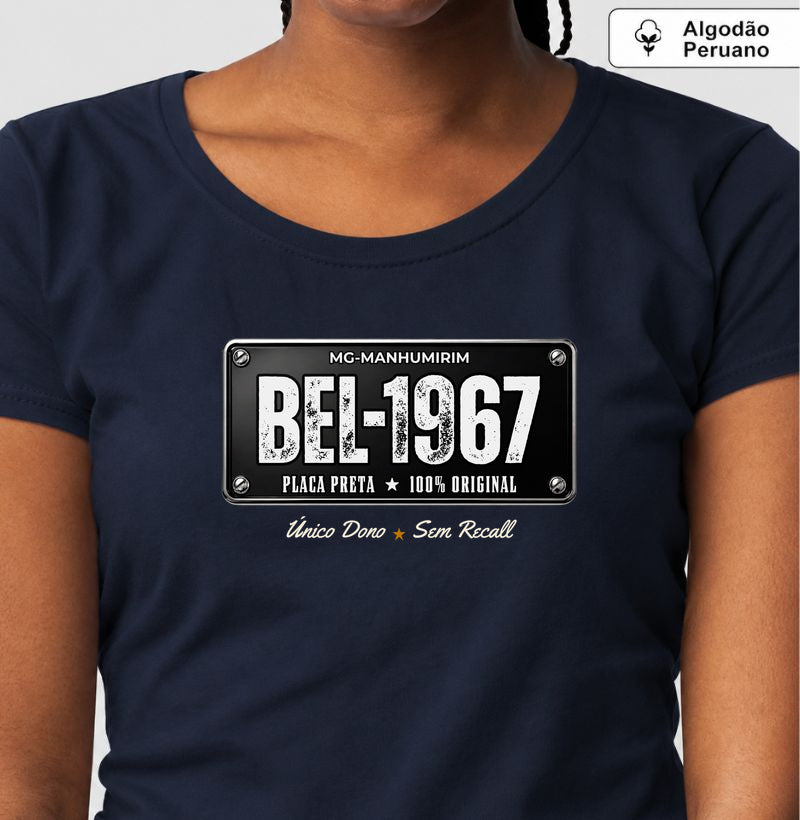 Placa Preta - Algodão Peruano (COM - #PED1056)