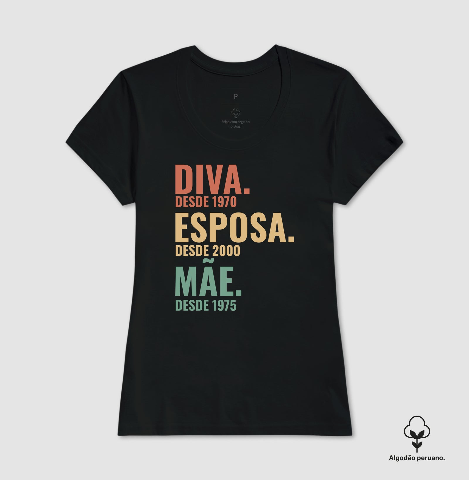 Camiseta Algodão Peruano - Lenda, Marido, Pai