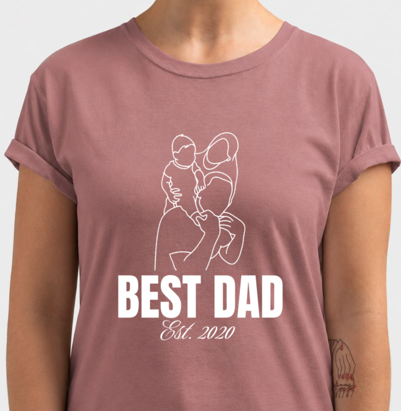 Pai, Eu Te Desenhei — Camiseta com o Desenho do Seu Filho
